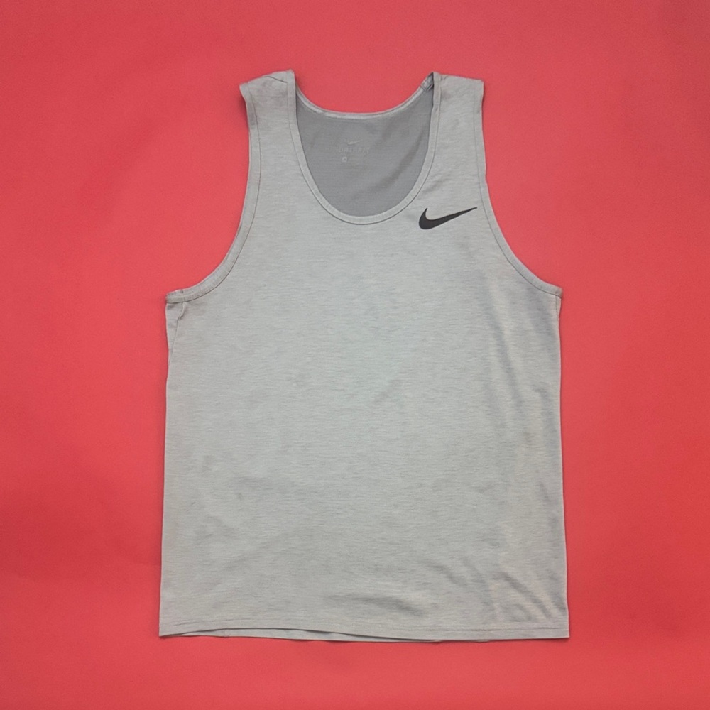 Nike Dri-Fit Light Gray Tank - M